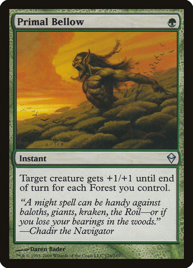 Primal Bellow [Zendikar] - Magic: The Gathering - Card Brawlers | Quebec | Canada |