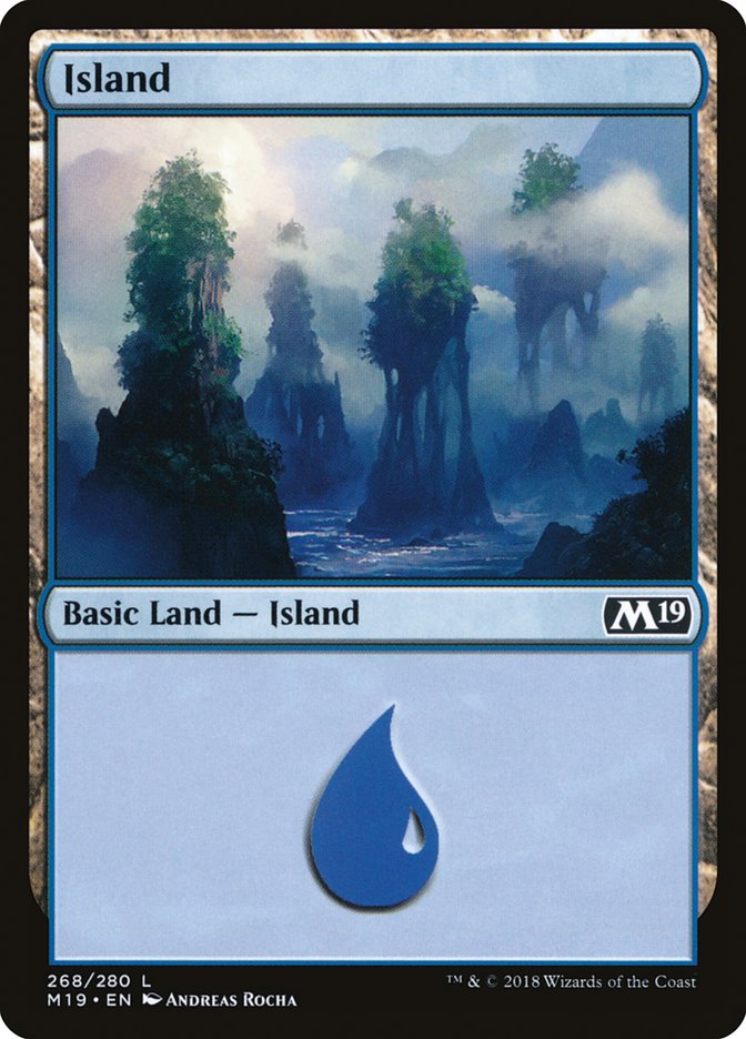 Island (268) [Core Set 2019] - Magic: The Gathering - Card Brawlers | Quebec | Canada |
