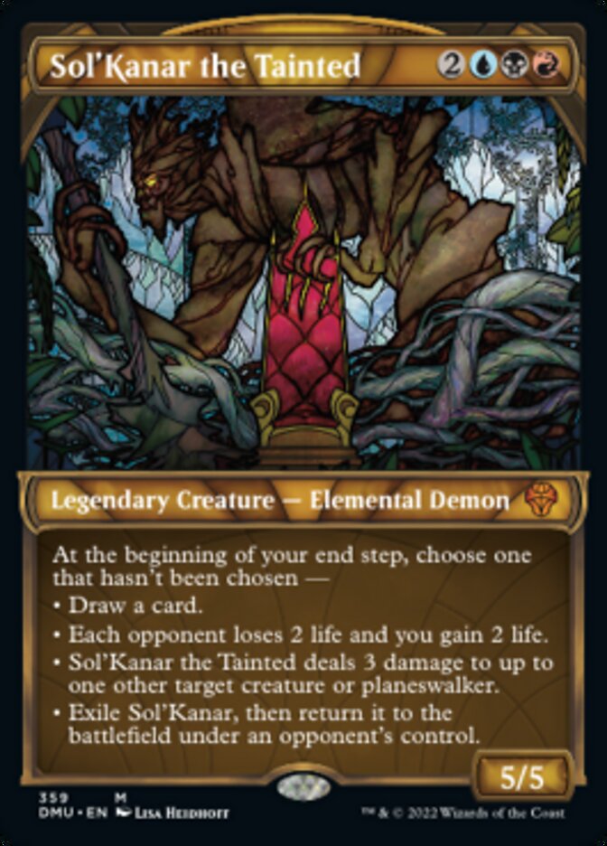 Sol'Kanar the Tainted (Showcase Textured) [Dominaria United] - Magic: The Gathering - Card Brawlers | Quebec | Canada |