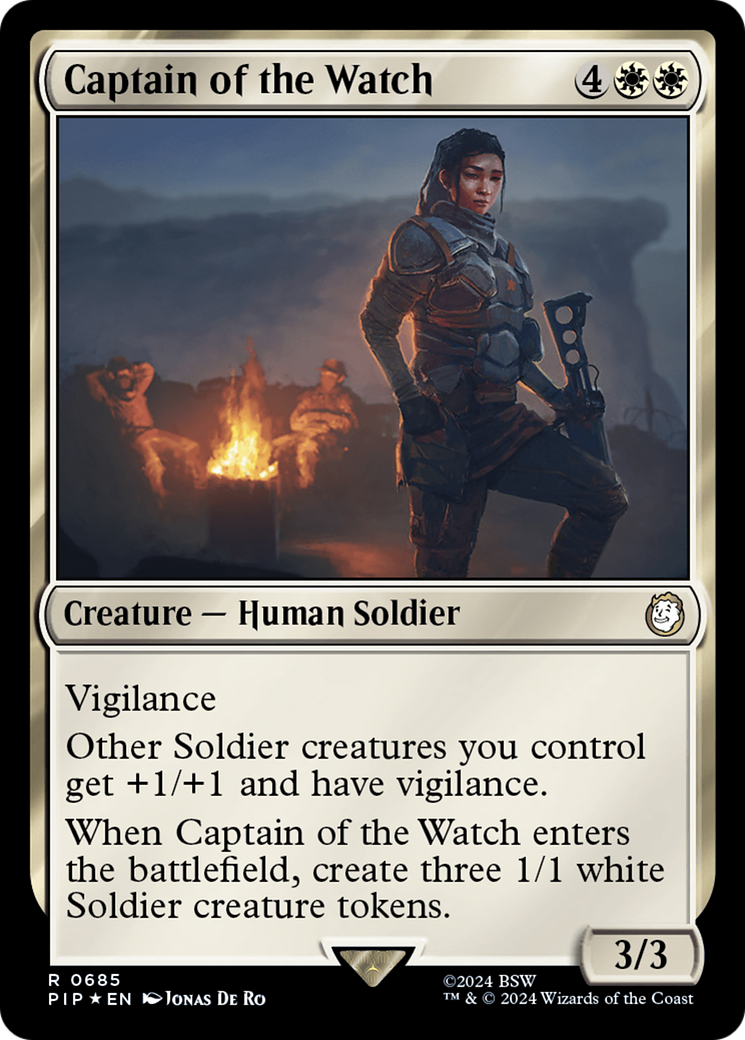 Captain of the Watch (Surge Foil) [Fallout] - Magic: The Gathering - Card Brawlers | Quebec | Canada |