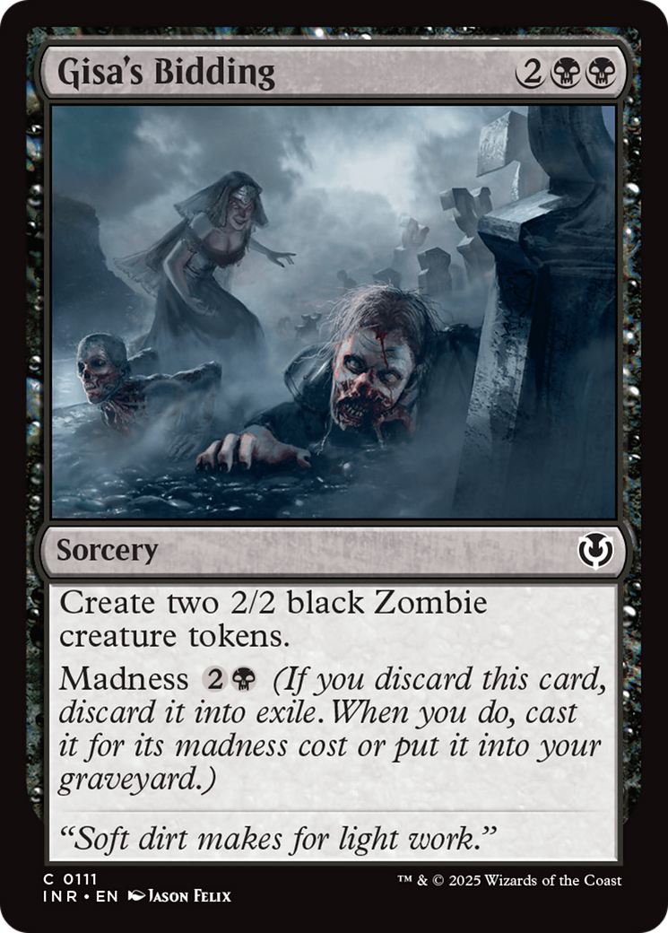 Gisa's Bidding [Innistrad Remastered] - Magic: The Gathering - Card Brawlers | Quebec | Canada |