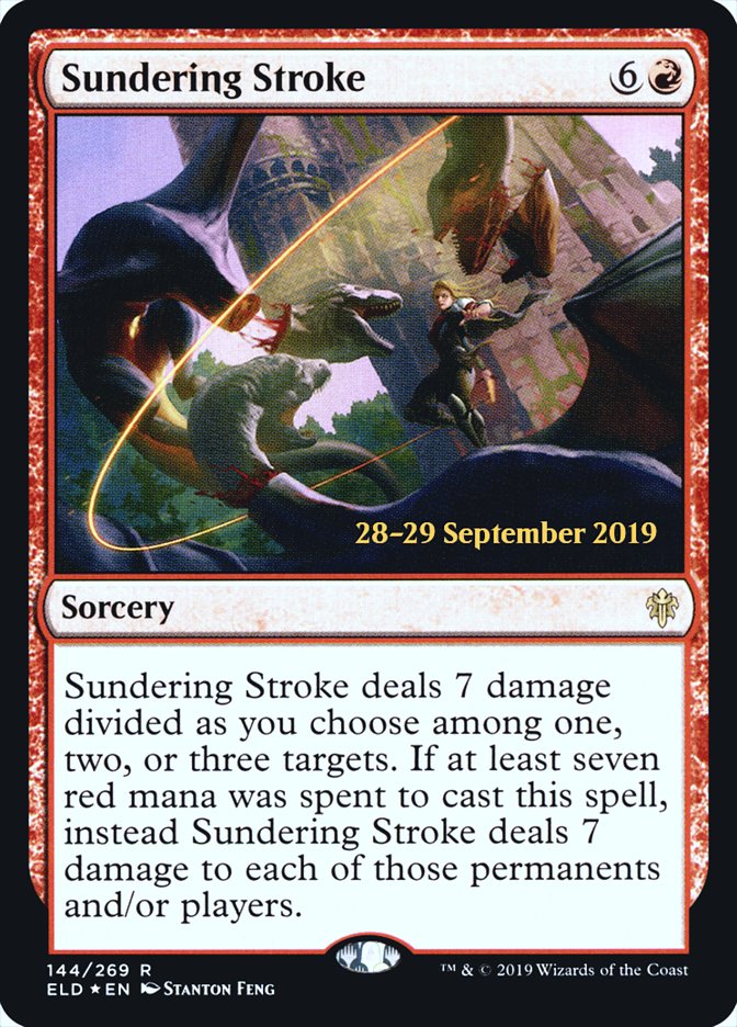 Sundering Stroke [Throne of Eldraine Prerelease Promos] - Magic: The Gathering - Card Brawlers | Quebec | Canada |