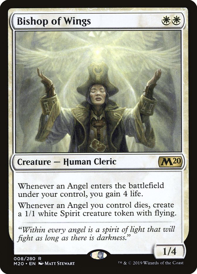Bishop of Wings [Core Set 2020] - Magic: The Gathering - Card Brawlers | Quebec | Canada |