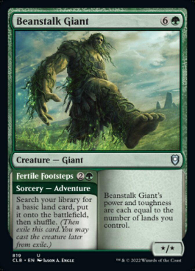 Beanstalk Giant // Fertile Footsteps [Commander Legends: Battle for Baldur's Gate] - Magic: The Gathering - Card Brawlers | Quebec | Canada |