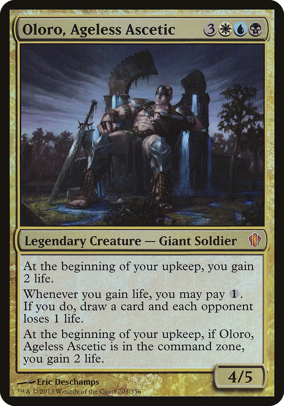 Oloro, Ageless Ascetic (Oversized) [Commander 2013 Oversized] - Magic: The Gathering - Card Brawlers | Quebec | Canada |