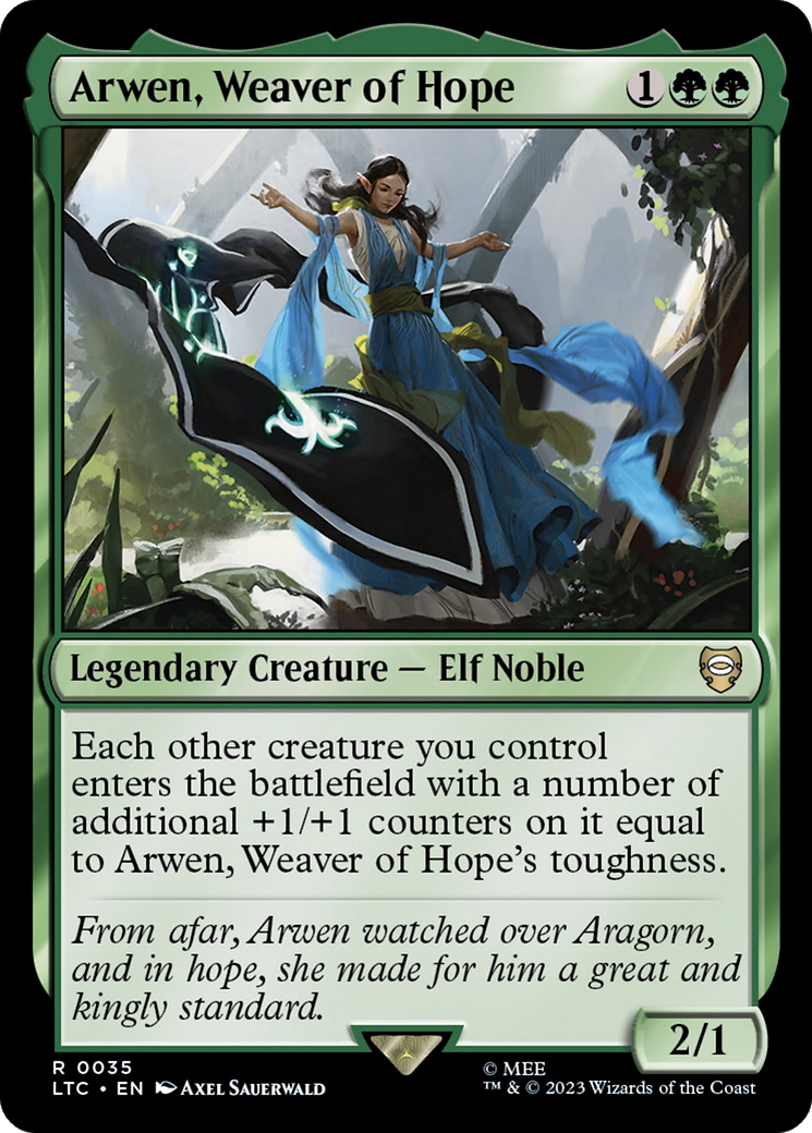 Arwen, Weaver of Hope [The Lord of the Rings: Tales of Middle-Earth Commander] - Magic: The Gathering - Card Brawlers | Quebec | Canada |