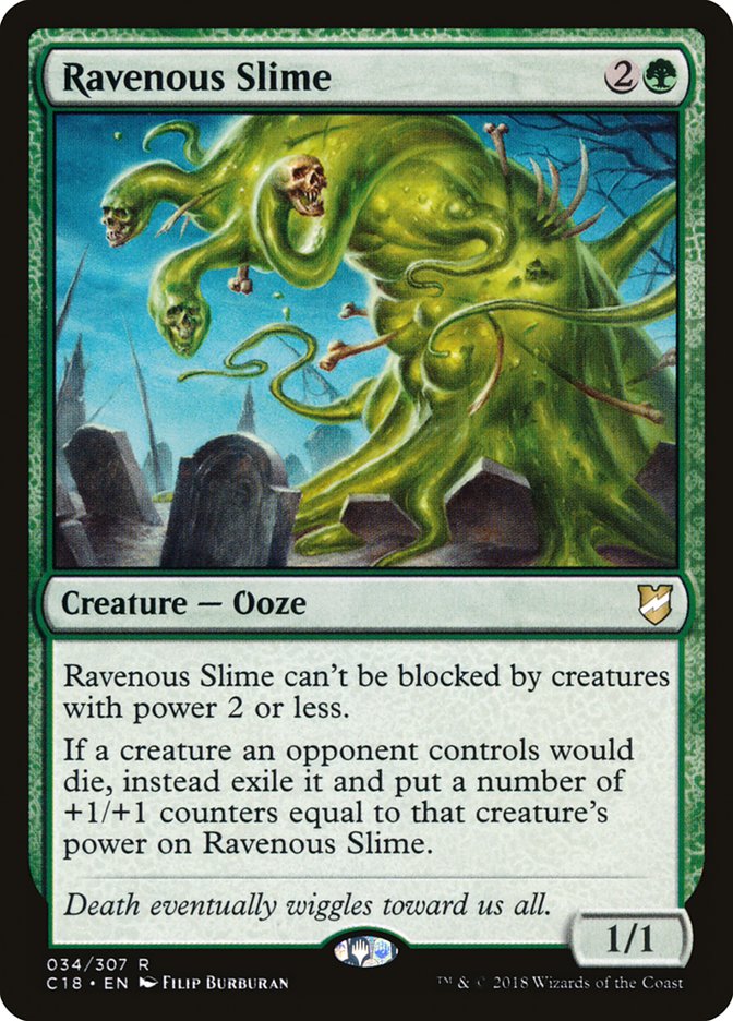 Ravenous Slime [Commander 2018] - Magic: The Gathering - Card Brawlers | Quebec | Canada |