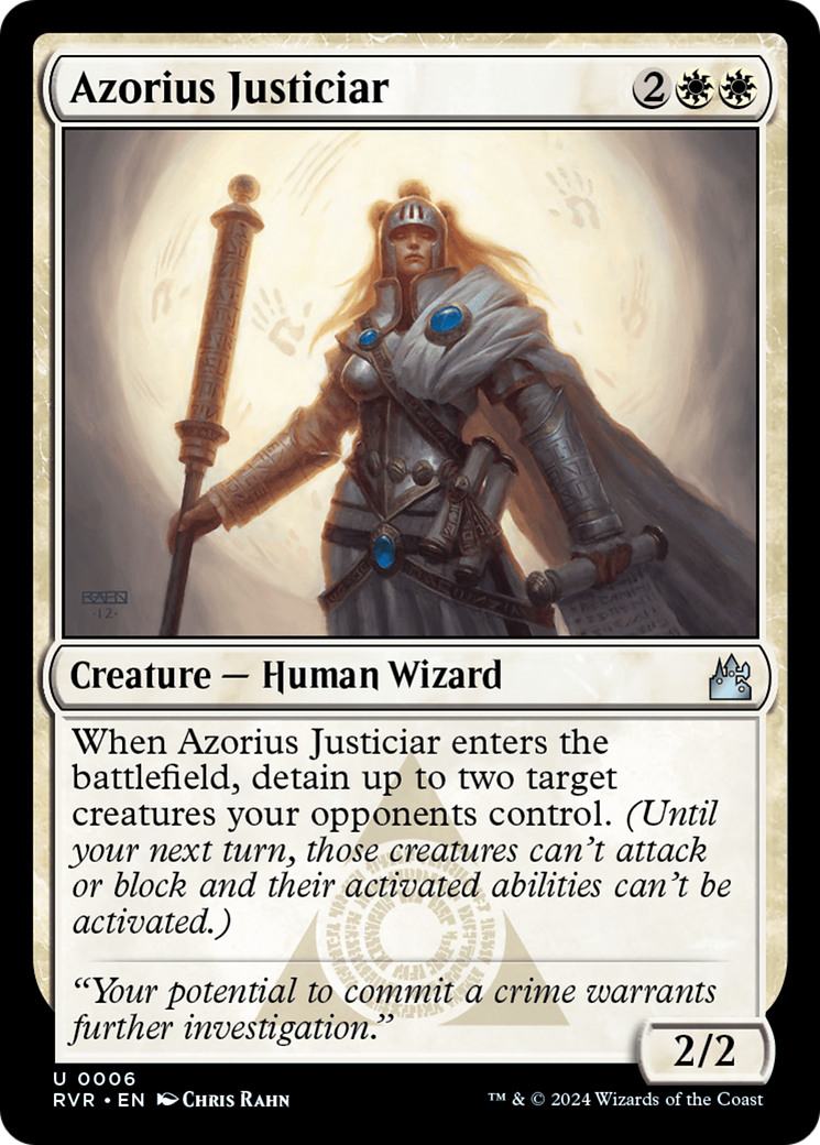Azorius Justiciar [Ravnica Remastered] - Magic: The Gathering - Card Brawlers | Quebec | Canada |