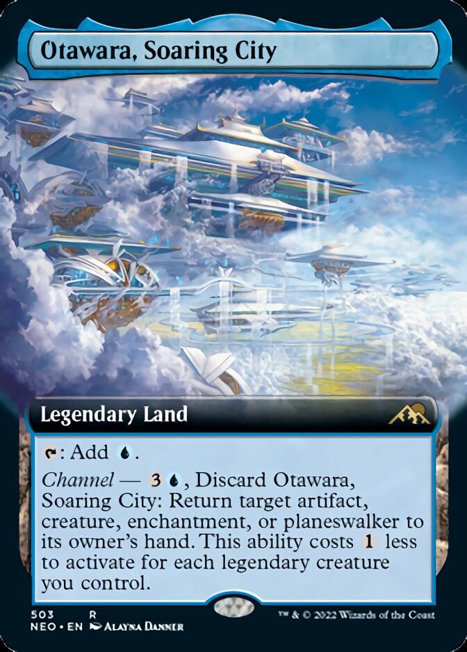 Otawara, Soaring City (Extended Art) [Kamigawa: Neon Dynasty] - Magic: The Gathering - Card Brawlers | Quebec | Canada |