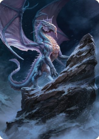 Ancient Silver Dragon Art Card (06) [Commander Legends: Battle for Baldur's Gate Art Series] - Magic: The Gathering - Card Brawlers | Quebec | Canada |