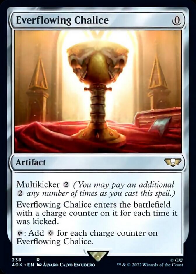 Everflowing Chalice (Surge Foil) [Warhammer 40,000] - Magic: The Gathering - Card Brawlers | Quebec | Canada |