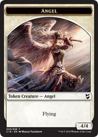 Angel // Soldier Double-Sided Token [Commander 2018 Tokens] - Magic: The Gathering - Card Brawlers | Quebec | Canada |