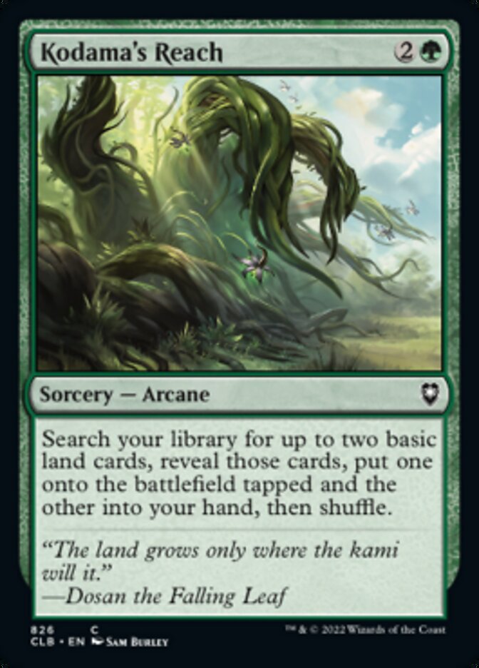 Kodama's Reach [Commander Legends: Battle for Baldur's Gate] - Magic: The Gathering - Card Brawlers | Quebec | Canada |