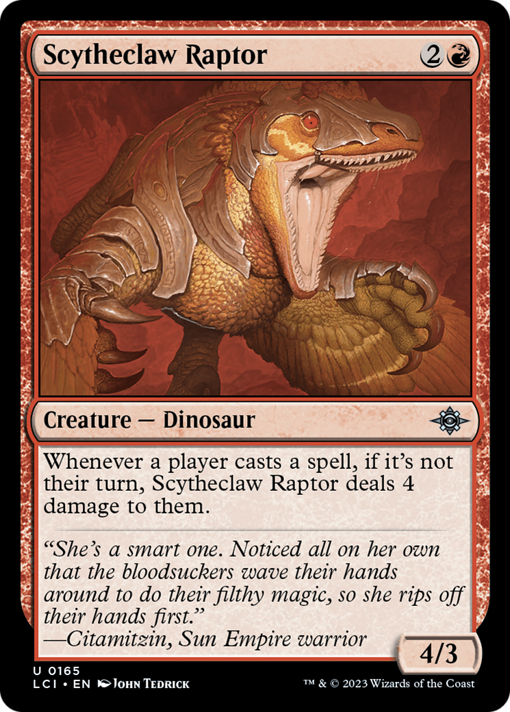 Scytheclaw Raptor [The Lost Caverns of Ixalan] - Magic: The Gathering - Card Brawlers | Quebec | Canada |