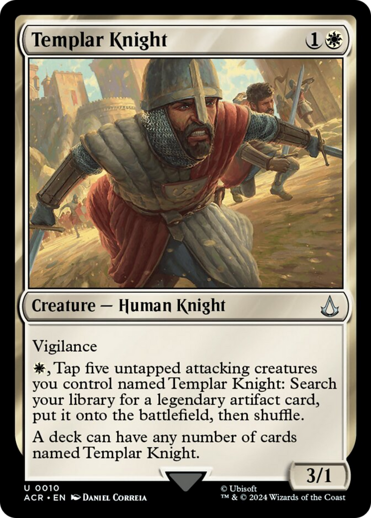 Templar Knight [Assassin's Creed] - Magic: The Gathering - Card Brawlers | Quebec | Canada |