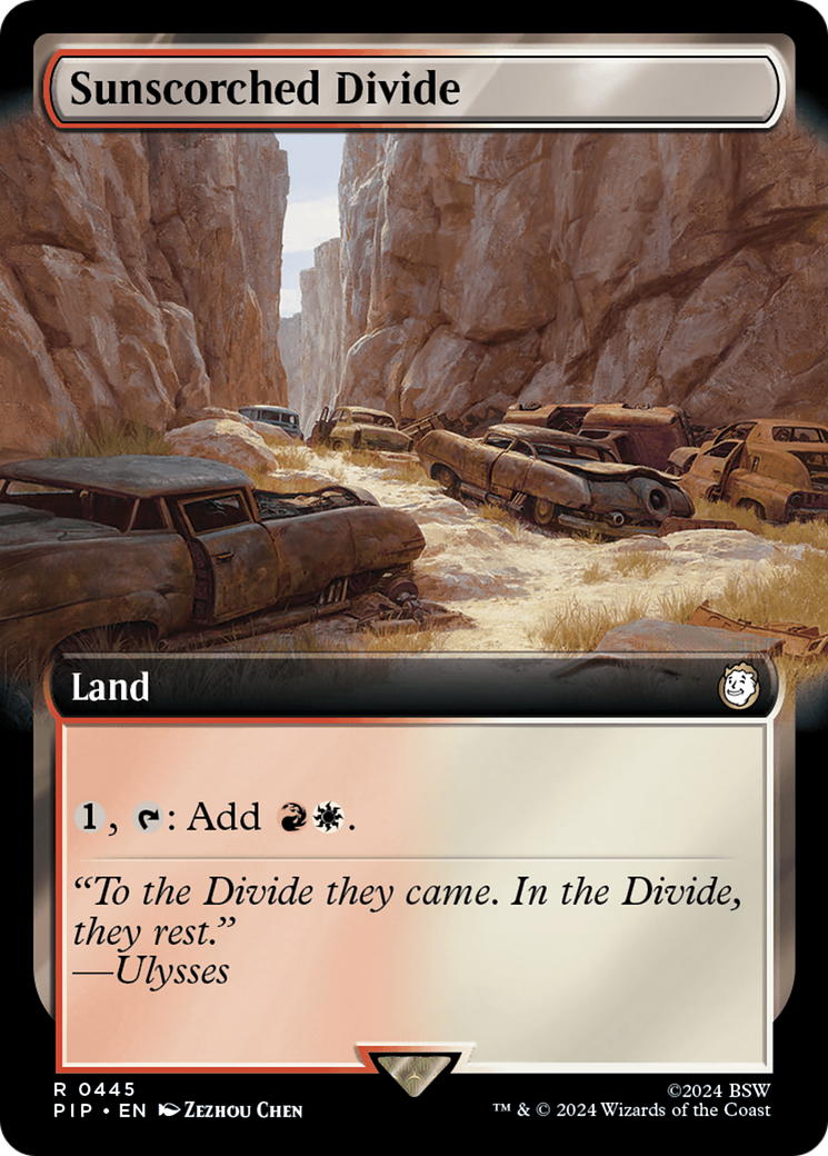 Sunscorched Divide (Extended Art) [Fallout] - Magic: The Gathering - Card Brawlers | Quebec | Canada |