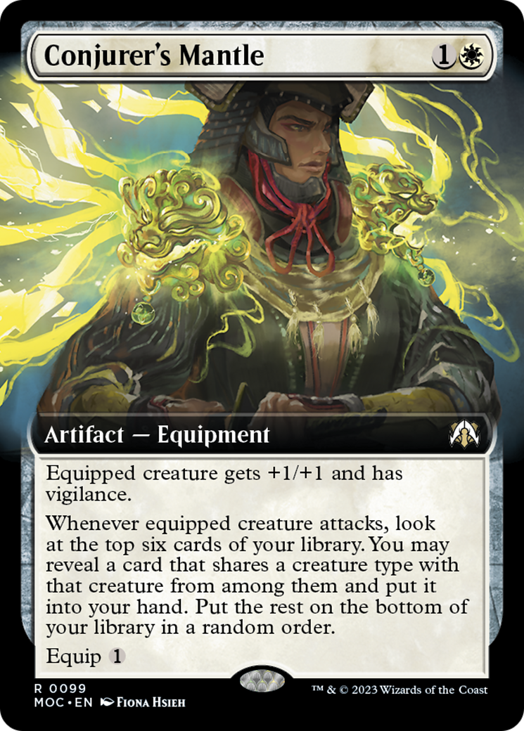 Conjurer's Mantle (Extended Art) [March of the Machine Commander] - Magic: The Gathering - Card Brawlers | Quebec | Canada |