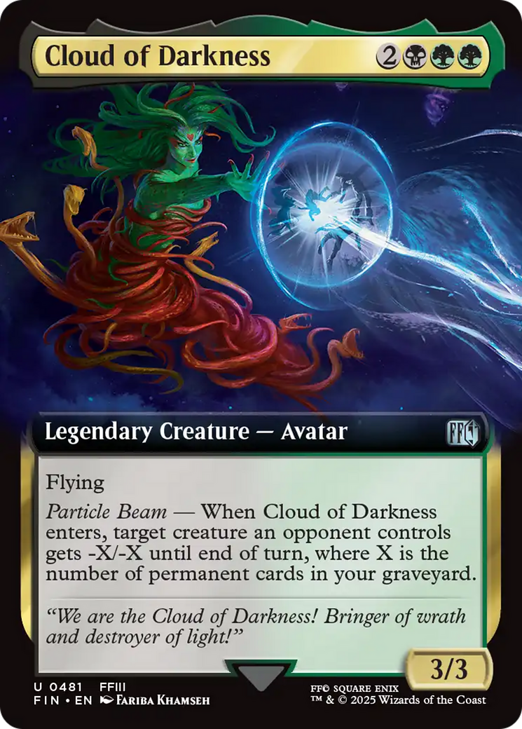 Cloud of Darkness (Extended Art) [FINAL FANTASY] - Magic: The Gathering - Card Brawlers | Quebec | Canada |