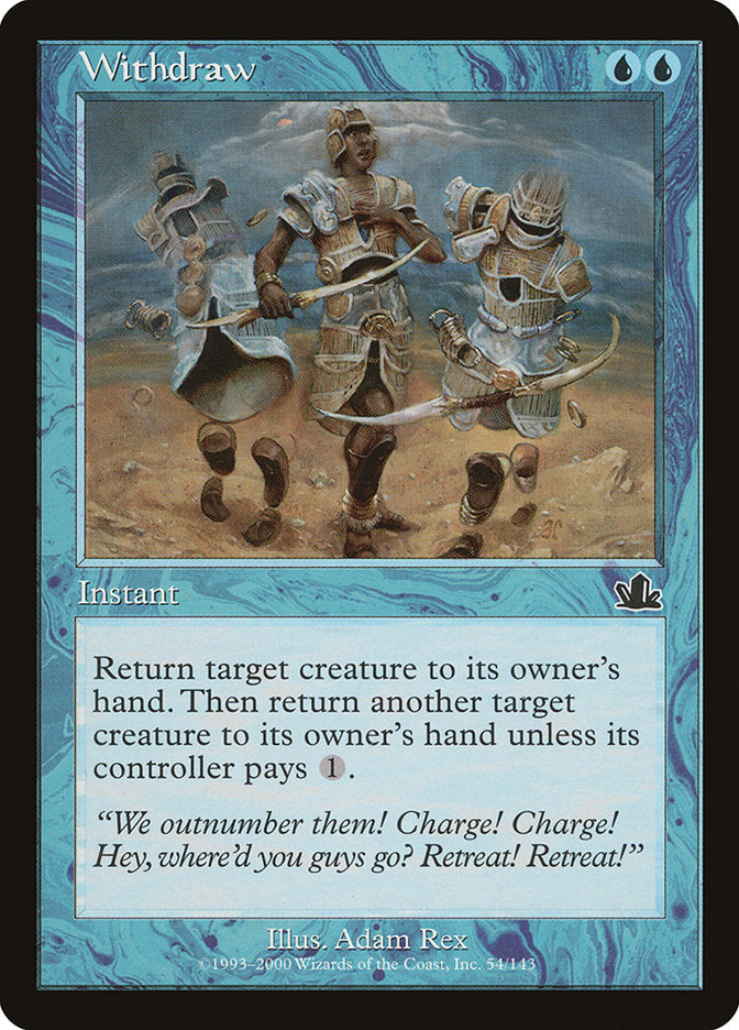 Withdraw [Prophecy] - Magic: The Gathering - Card Brawlers | Quebec | Canada |