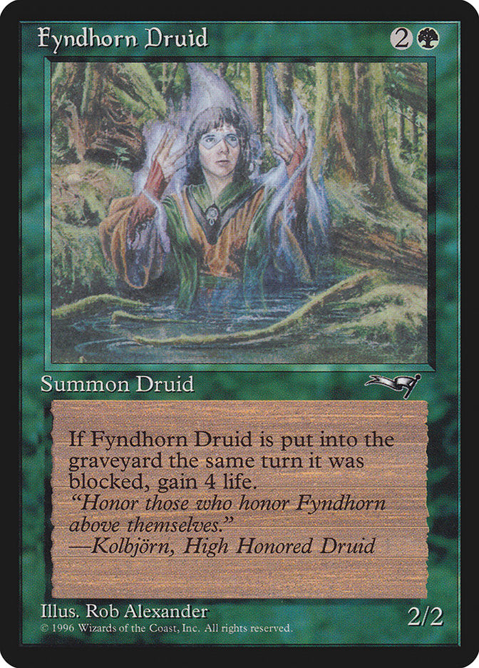 Fyndhorn Druid (Blue Flames) [Alliances] - Magic: The Gathering - Card Brawlers | Quebec | Canada |