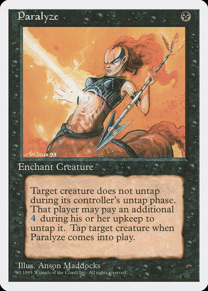 Paralyze [Fourth Edition] - Magic: The Gathering - Card Brawlers | Quebec | Canada |
