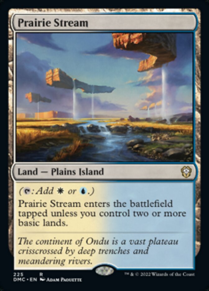 Prairie Stream [Dominaria United Commander] - Magic: The Gathering - Card Brawlers | Quebec | Canada |
