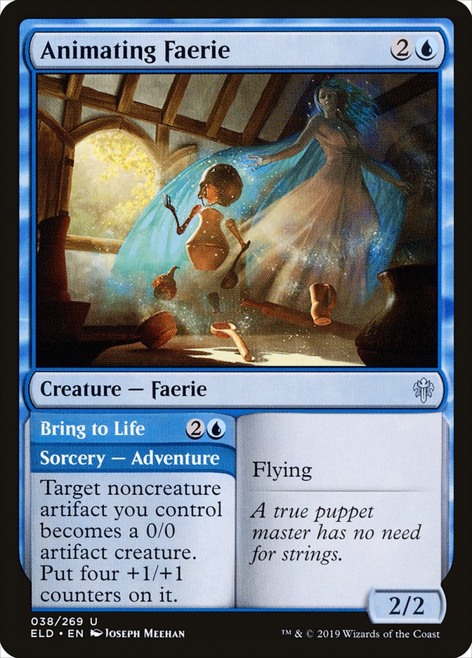 Animating Faerie // Bring to Life [Throne of Eldraine] - Magic: The Gathering - Card Brawlers | Quebec | Canada |