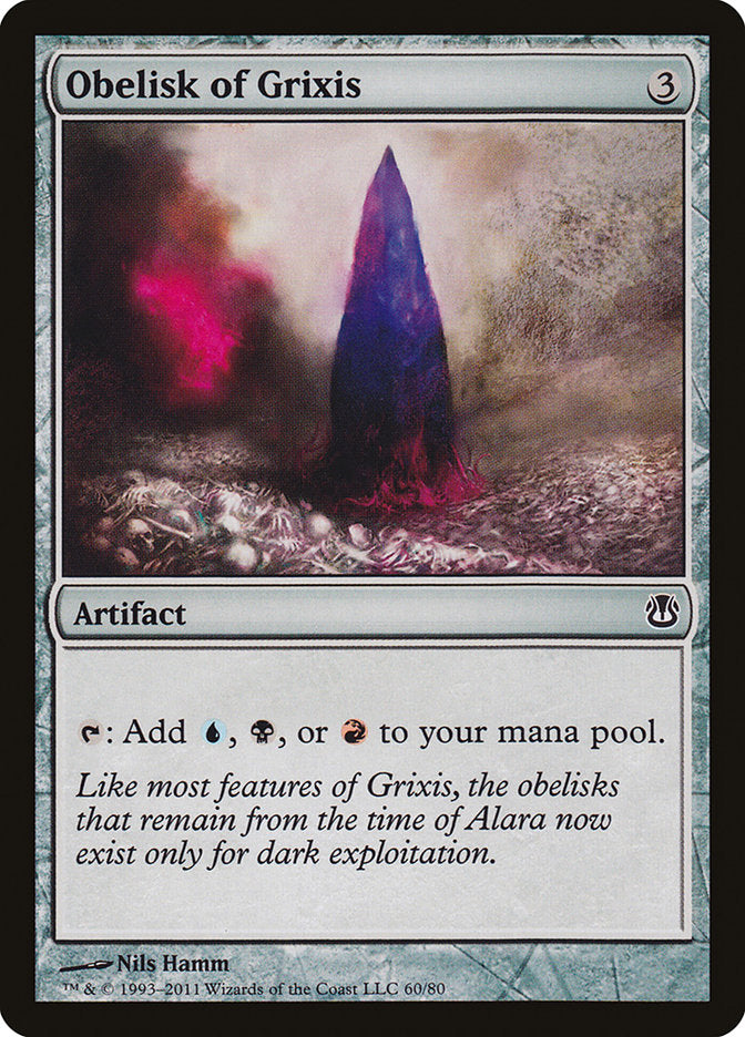 Obelisk of Grixis [Duel Decks: Ajani vs. Nicol Bolas] - Magic: The Gathering - Card Brawlers | Quebec | Canada |