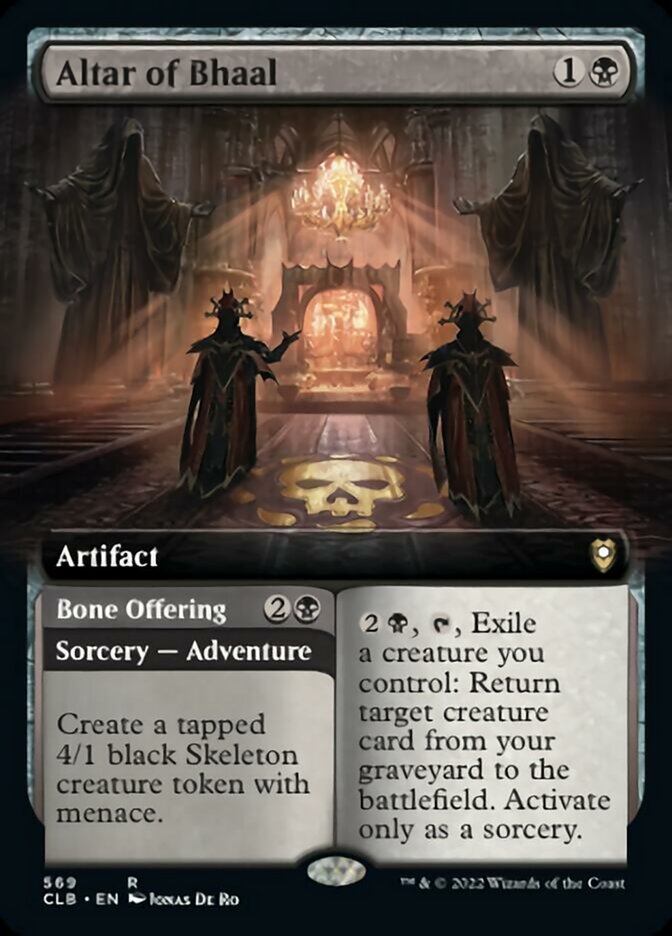 Altar of Bhaal // Bone Offering (Extended Art) [Commander Legends: Battle for Baldur's Gate] - Magic: The Gathering - Card Brawlers | Quebec | Canada |