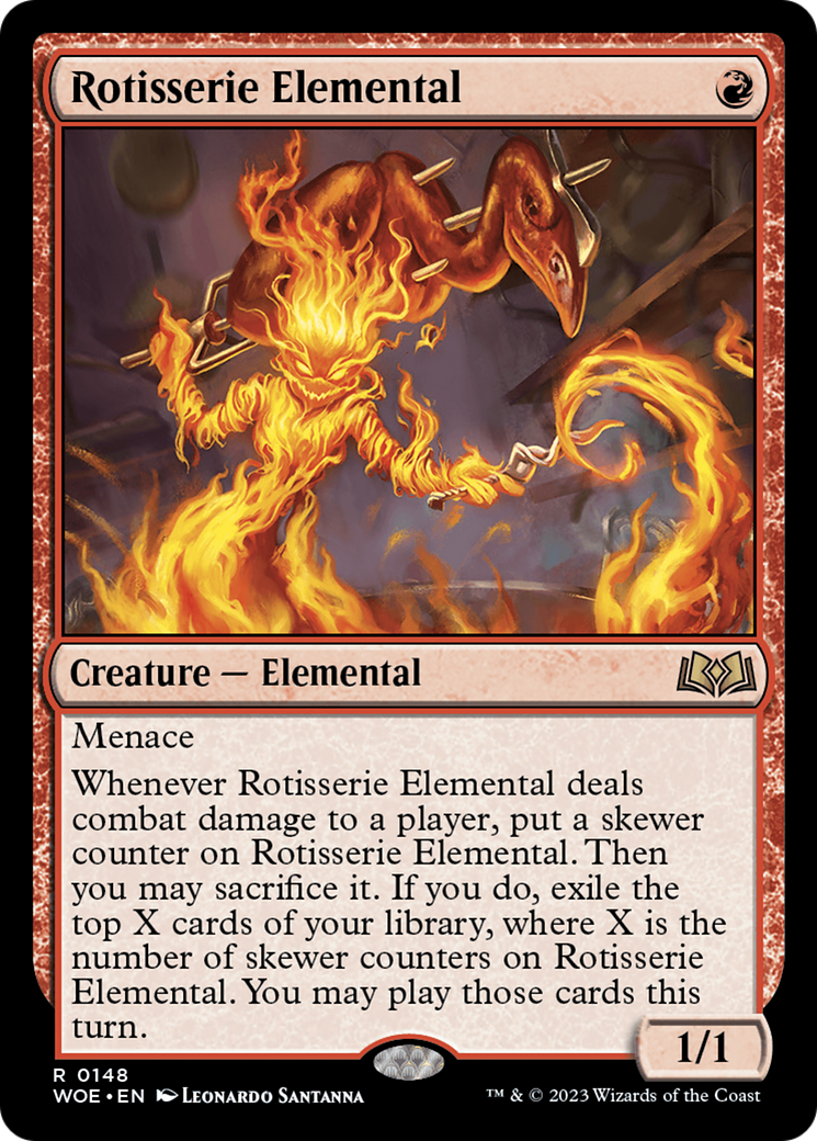 Rotisserie Elemental [Wilds of Eldraine] - Magic: The Gathering - Card Brawlers | Quebec | Canada |