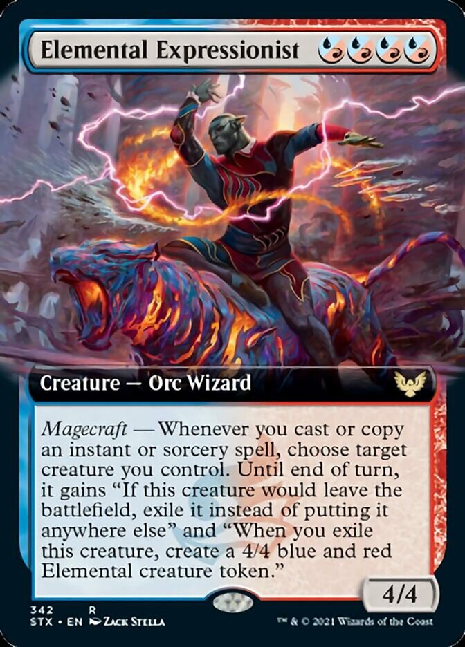 Elemental Expressionist (Extended Art) [Strixhaven: School of Mages] - Magic: The Gathering - Card Brawlers | Quebec | Canada |