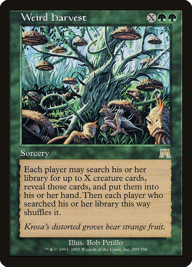Weird Harvest [Onslaught] - Magic: The Gathering - Card Brawlers | Quebec | Canada |