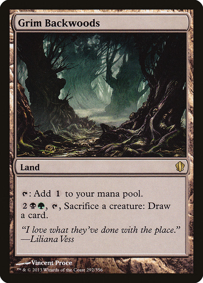 Grim Backwoods [Commander 2013] - Magic: The Gathering - Card Brawlers | Quebec | Canada |