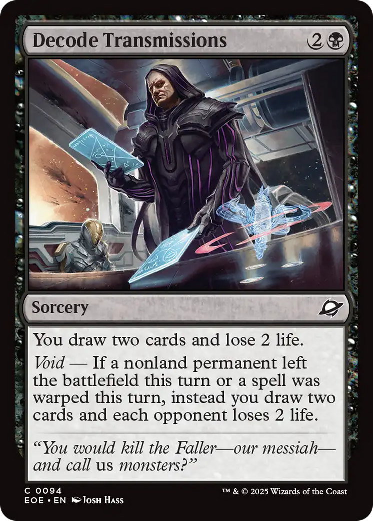 Decode Transmissions [Edge of Eternities] - Magic: The Gathering - Card Brawlers | Quebec | Canada |