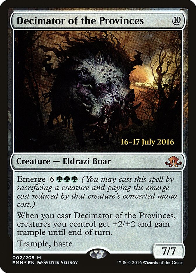 Decimator of the Provinces [Eldritch Moon Prerelease Promos] - Magic: The Gathering - Card Brawlers | Quebec | Canada |