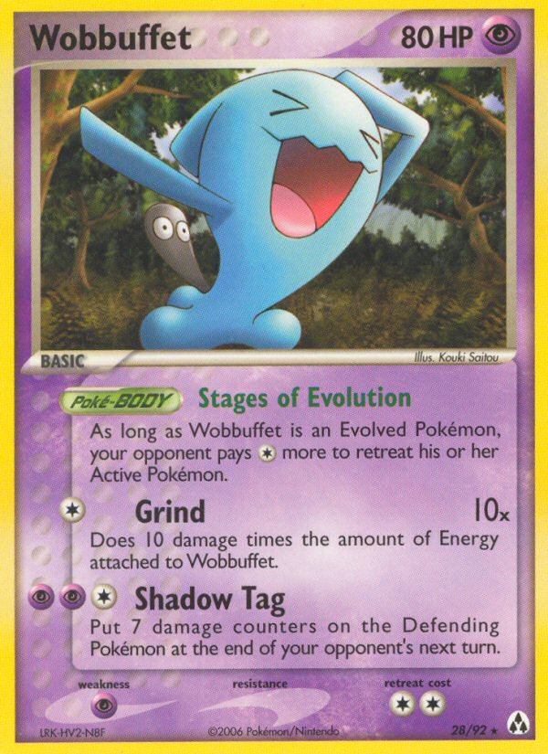 Wobbuffet (28/92) [EX: Legend Maker] - Pokémon - Card Brawlers | Quebec | Canada |