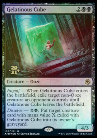 Gelatinous Cube [Dungeons & Dragons: Adventures in the Forgotten Realms Prerelease Promos] - Magic: The Gathering - Card Brawlers | Quebec | Canada |