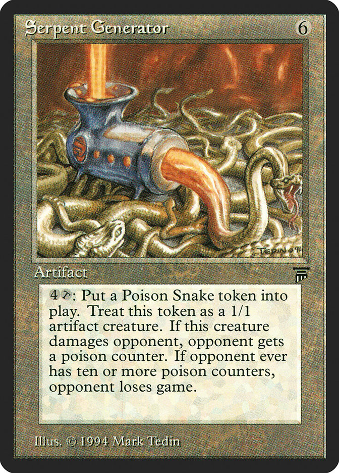 Serpent Generator [Legends] - Magic: The Gathering - Card Brawlers | Quebec | Canada |