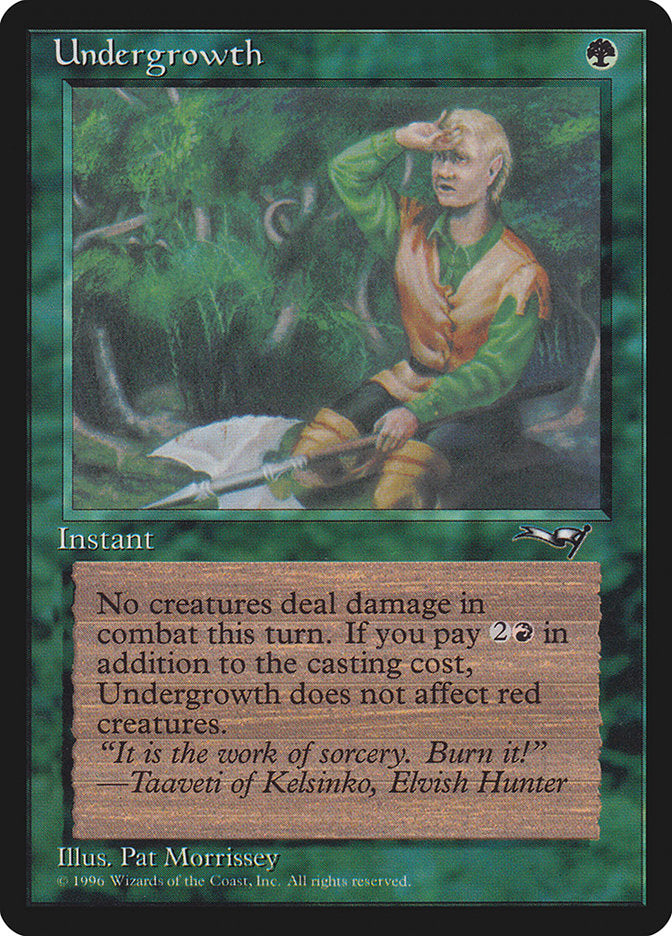 Undergrowth (Wiping Brow) [Alliances] - Magic: The Gathering - Card Brawlers | Quebec | Canada |