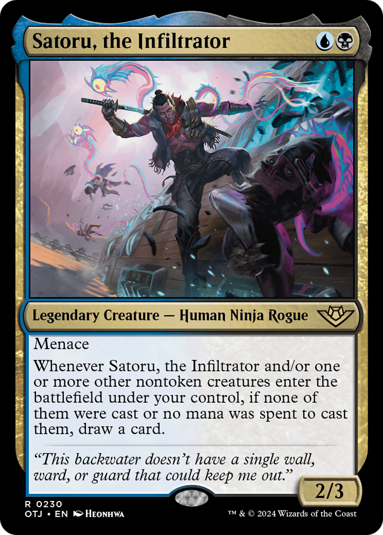 Satoru, the Infiltrator [Outlaws of Thunder Junction] - Magic: The Gathering - Card Brawlers | Quebec | Canada |