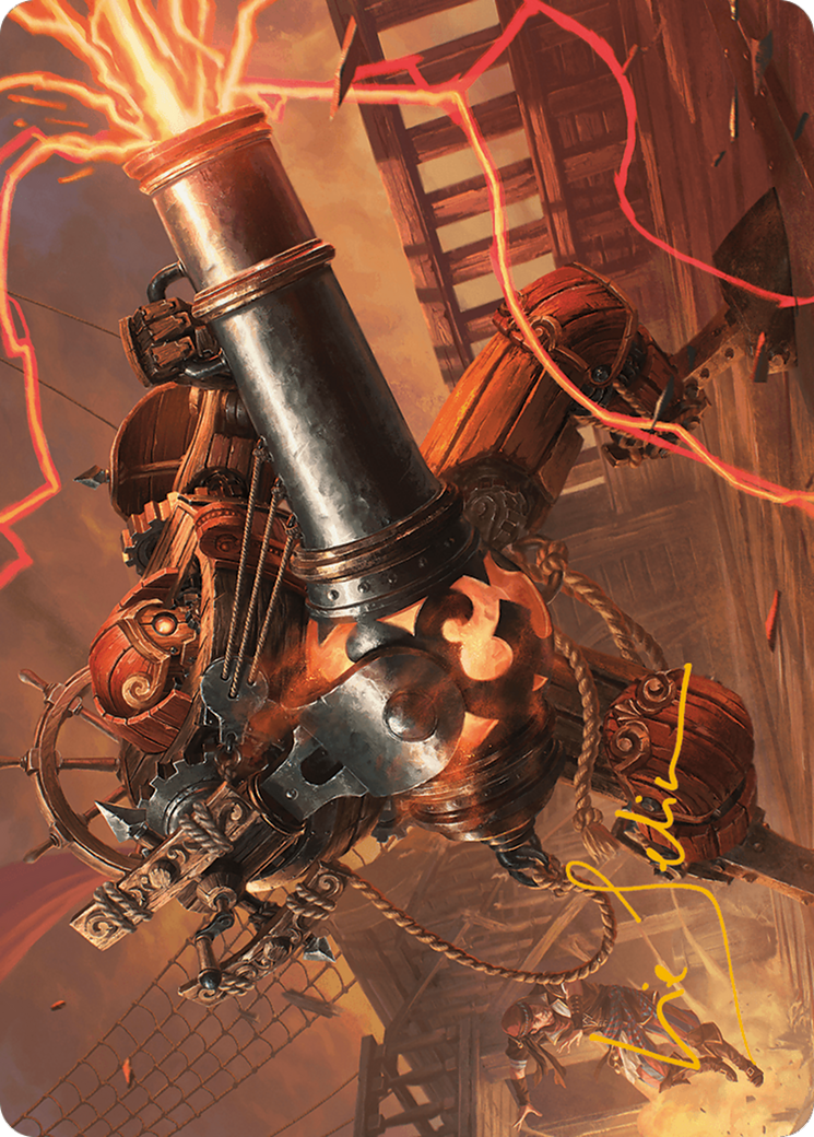 Blaster Hulk Art Card (Gold-Stamped Signature) [Modern Horizons 3 Art Series] - Magic: The Gathering - Card Brawlers | Quebec | Canada |