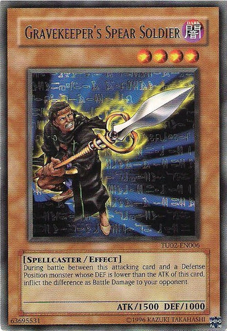 Gravekeeper's Spear Soldier [TU02-EN006] Rare - Yu-Gi-Oh! - Card Brawlers | Quebec | Canada |