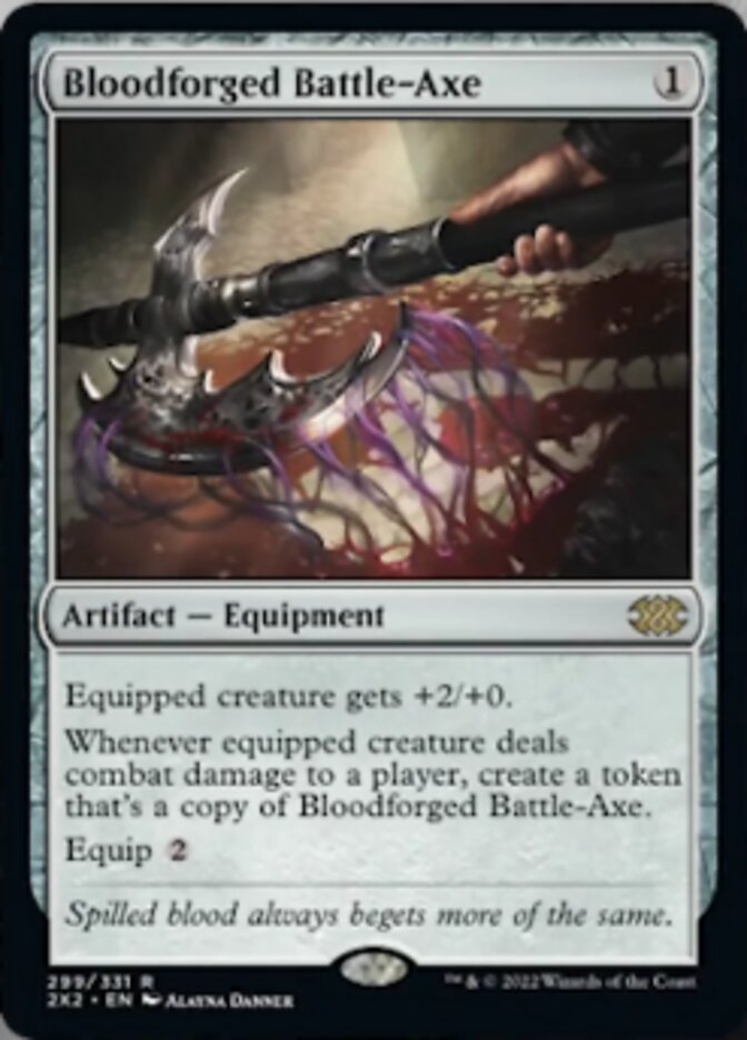 Bloodforged Battle-Axe [Double Masters 2022] - Magic: The Gathering - Card Brawlers | Quebec | Canada |