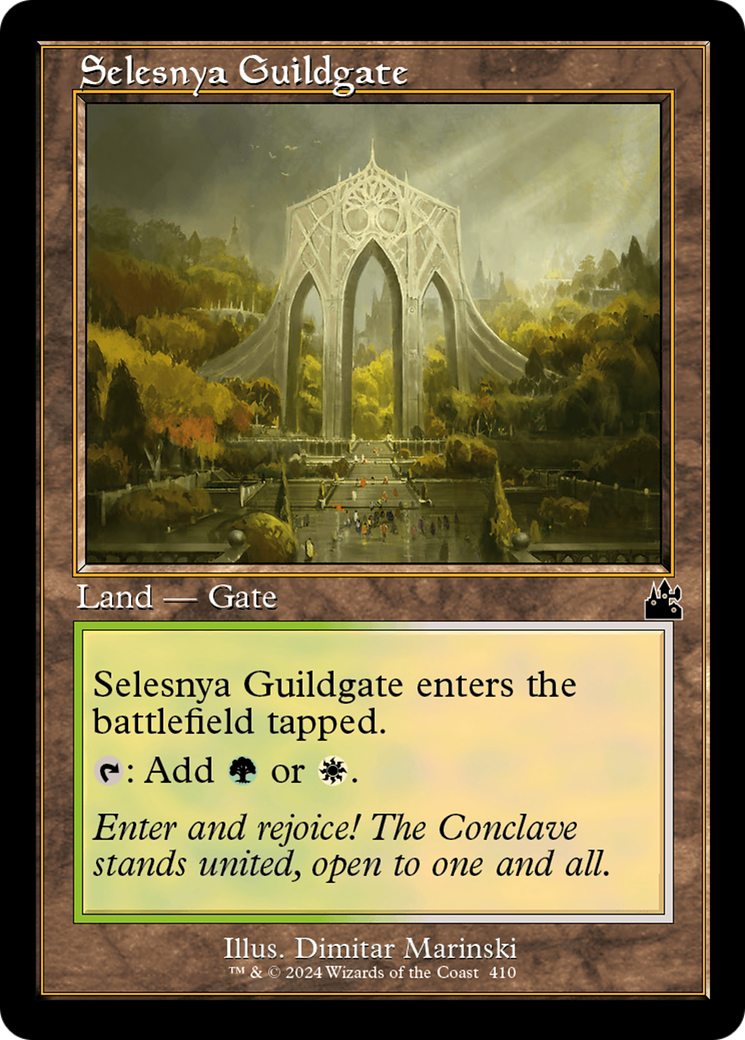 Selesnya Guildgate (Retro Frame) [Ravnica Remastered] - Magic: The Gathering - Card Brawlers | Quebec | Canada |