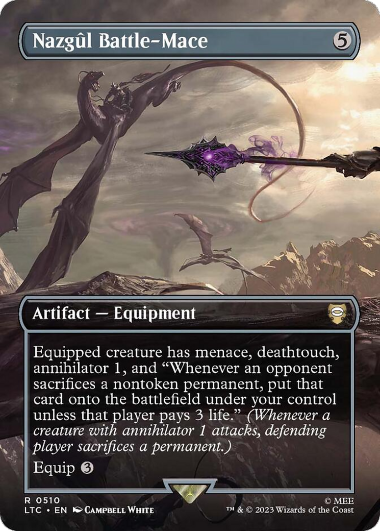 Nazgul Battle-Mace (Borderless) [The Lord of the Rings: Tales of Middle-Earth Commander] - Magic: The Gathering - Card Brawlers | Quebec | Canada |