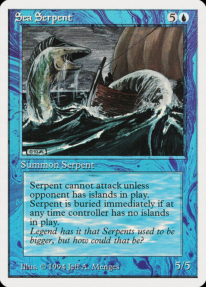 Sea Serpent [Summer Magic / Edgar] - Magic: The Gathering - Card Brawlers | Quebec | Canada |