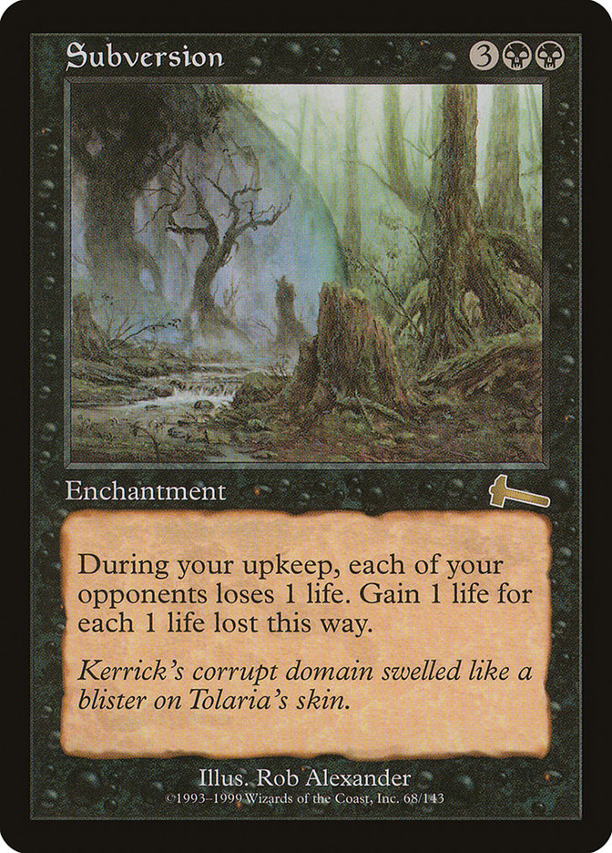 Subversion [Urza's Legacy] - Magic: The Gathering - Card Brawlers | Quebec | Canada |