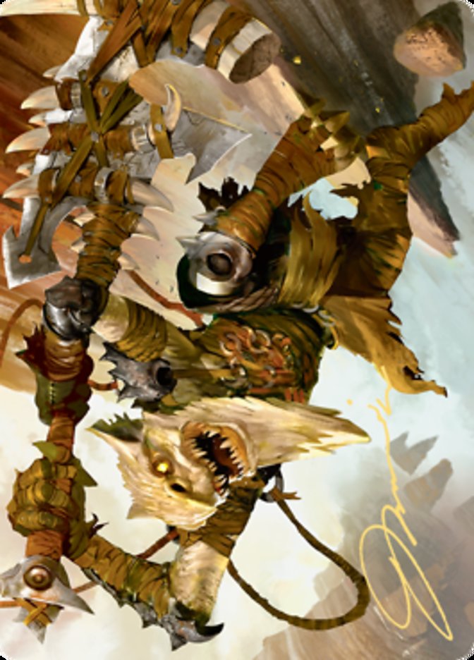 Teeterpeak Ambusher Art Card (Gold-Stamped Signature) [Zendikar Rising Art Series] - Magic: The Gathering - Card Brawlers | Quebec | Canada |