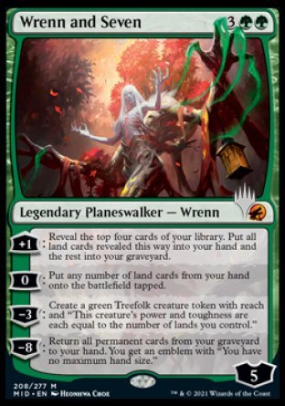 Wrenn and Seven (Promo Pack) [Innistrad: Midnight Hunt Promos] - Magic: The Gathering - Card Brawlers | Quebec | Canada |