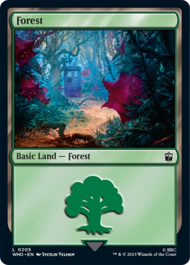 Forest (205) [Doctor Who] - Magic: The Gathering - Card Brawlers | Quebec | Canada |